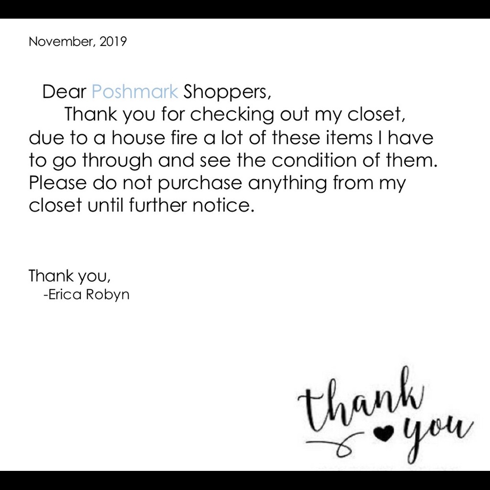DO NOT PURCHASE FROM CLOSET